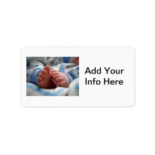 Newborn Baby Boy Label