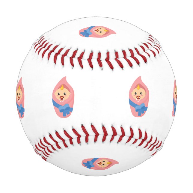 Newborn baby clipart baseball (Front)