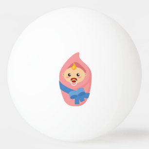 Newborn baby clipart ping pong ball