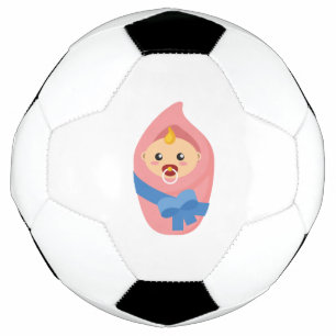Newborn baby clipart soccer ball