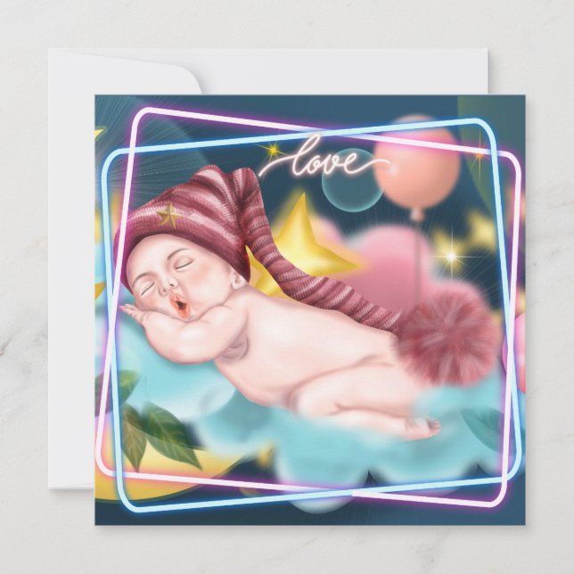 Newborn Baby Invitation (Front)