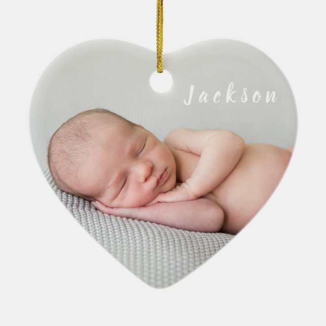 Newborn Baby Photo Decoration Merry Christmas Tree (Back)