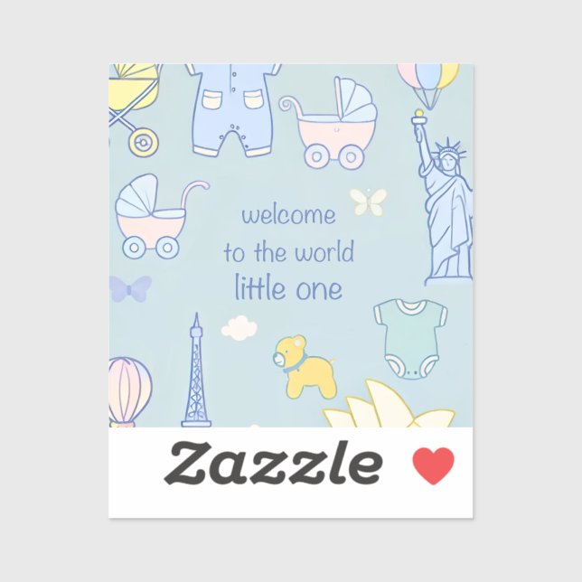 Newborn Baby Stickers (Sheet)