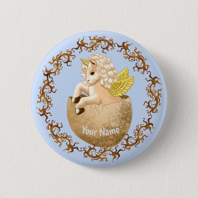 Newborn Baby Unicorn  pin  (Front)