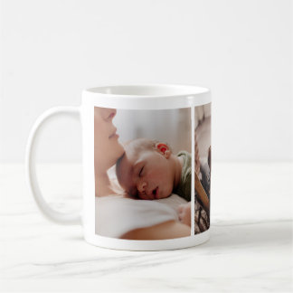 Newborn Baby with Mother Photo Collage Mug