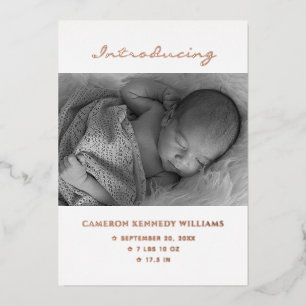 Newborn Cute Simple Custom Photo Hello Baby Birth