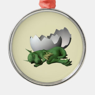 Newborn Dragon Metal Tree Decoration