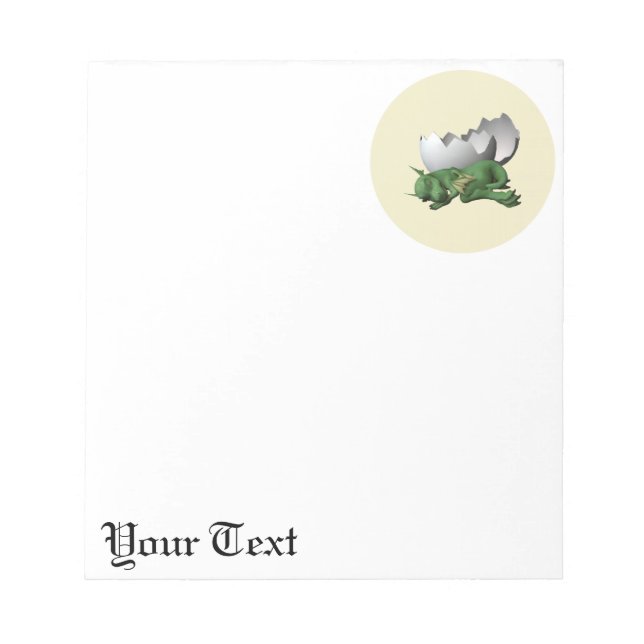Newborn Dragon Notepad (Front)