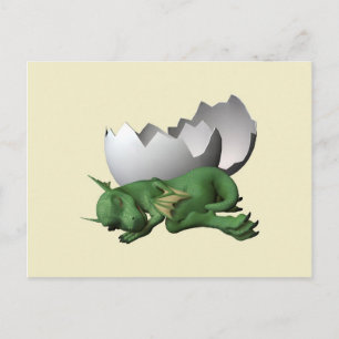 Newborn Dragon Postcard