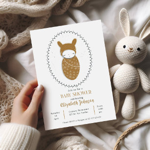 Newborn Gender Neutral Invitation