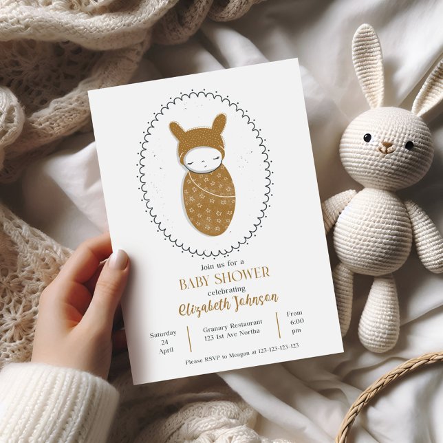 Newborn Gender Neutral  Invitation (Creator Uploaded)