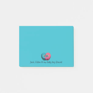 Newborn Monster Parents Post-it Notes
