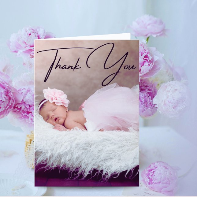 Newborn Photo Card for Midwife | Personalised Baby (Creator Uploaded)