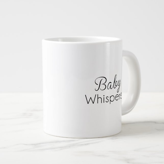 Newborn Photographer Jumbo Coffee Mug (Front Right)