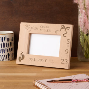 Newborn Picture Frame Keepsake, New Parents Gift 