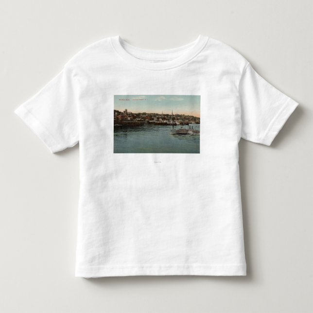 Newburgh, NY - Waterfront view of Hudson River Toddler T-Shirt (Front)