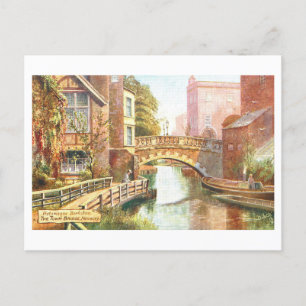 Newbury Bridge Berkshire Vintage Postcard
