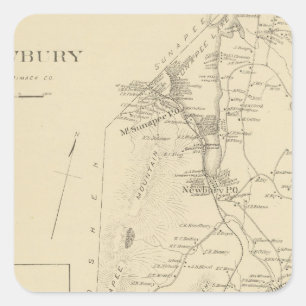 Newbury Square Sticker