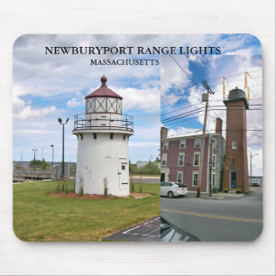 Newburyport Harbour Range Lights, Mass Mousepad