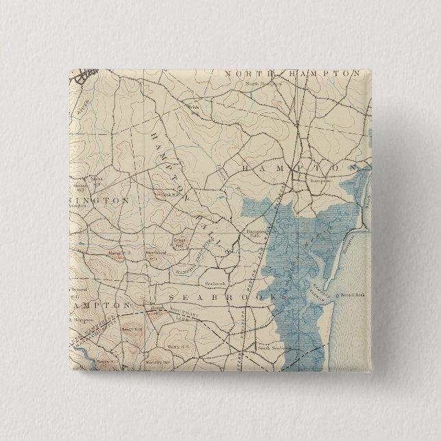 Newburyport, Massachusetts 15 Cm Square Badge (Front)