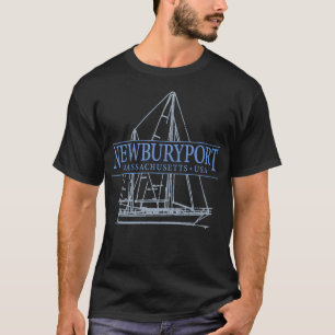 Newburyport Massachusetts Sailing T-Shirt