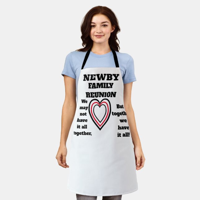 NEWBY FAMILY REUNION  APRON (Worn)