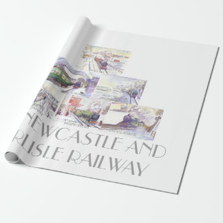 Newcastle and Carlisle Railway Wrapping Paper
