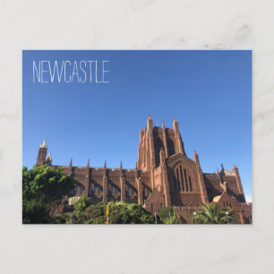 newcastle cathedral church postcard