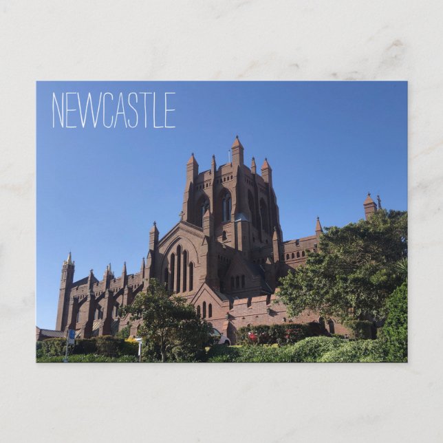 newcastle cathedral postcard (Front)