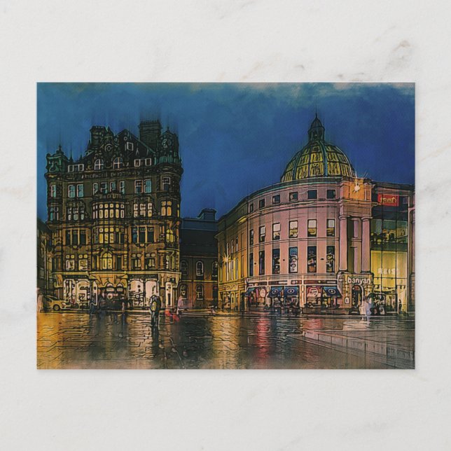 Newcastle City England, UK Postcard (Front)