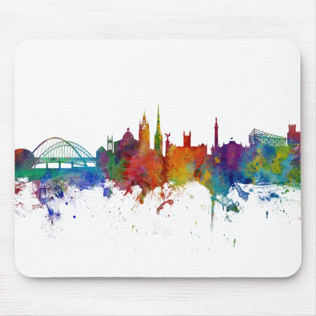 Newcastle England Skyline Mouse Pad (Front)