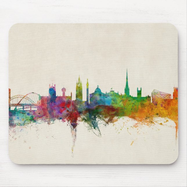 Newcastle England Skyline Mouse Pad (Front)