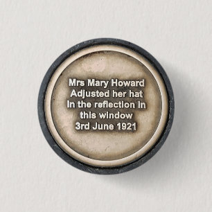Newcastle Mary 3 Cm Round Badge