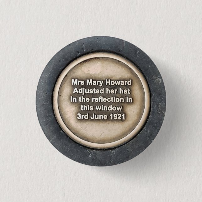 Newcastle Mary 3 Cm Round Badge (Front)
