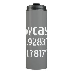 Newcastle NSW Latitude Longitude Thermal Tumbler