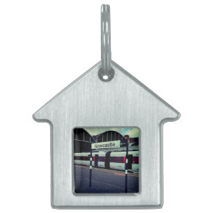 Newcastle train station pet ID tag