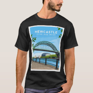 Newcastle Tyne Bridge Tyne And Wear In England T-Shirt