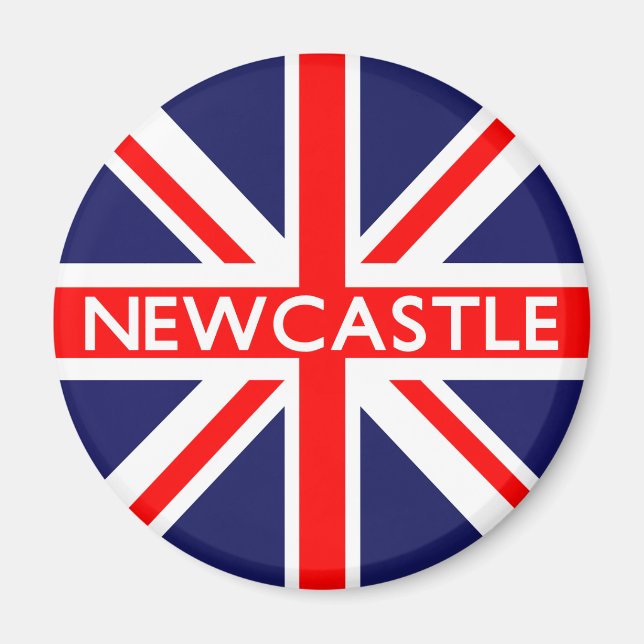 Newcastle UK Flag Magnet (Front)