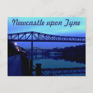 Newcastle upon Tyne Blue Bridges Postcard