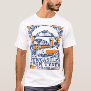 Newcastle Upon Tyne Skyline With Tyne Bridge T-Shirt