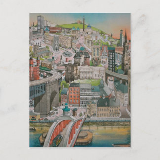 Newcastle upon Tyne through the Years Post Card