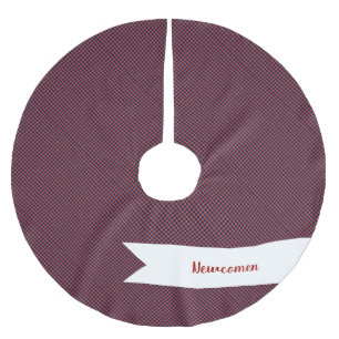 Newcomen Tartan Plaid Fashion pattern Brushed Polyester Tree Skirt