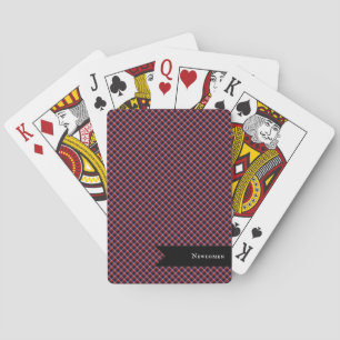 Newcomen Tartan Plaid Fashion pattern Playing Cards