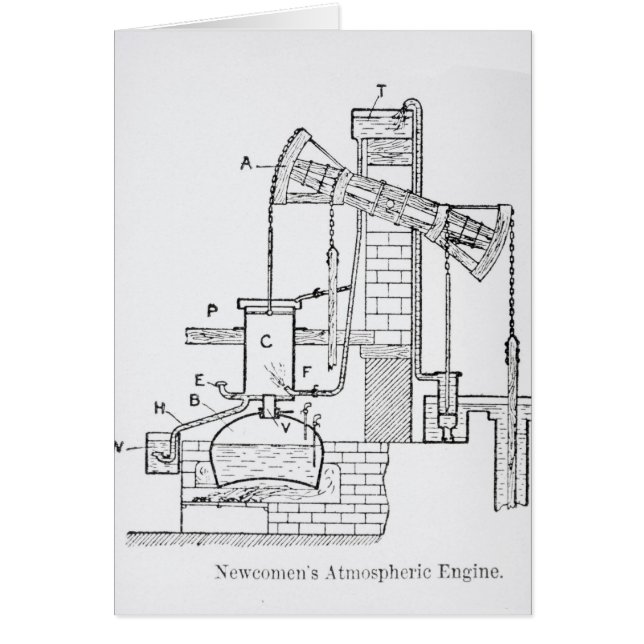 Newcomen's Atmospheric Engine (Front)