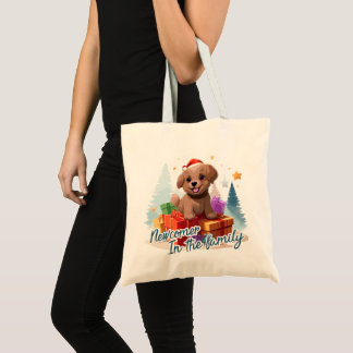 Newcomer in the family tote bag