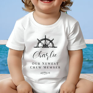 Newest Crew Member Ship Newborn Baby T-Shirt