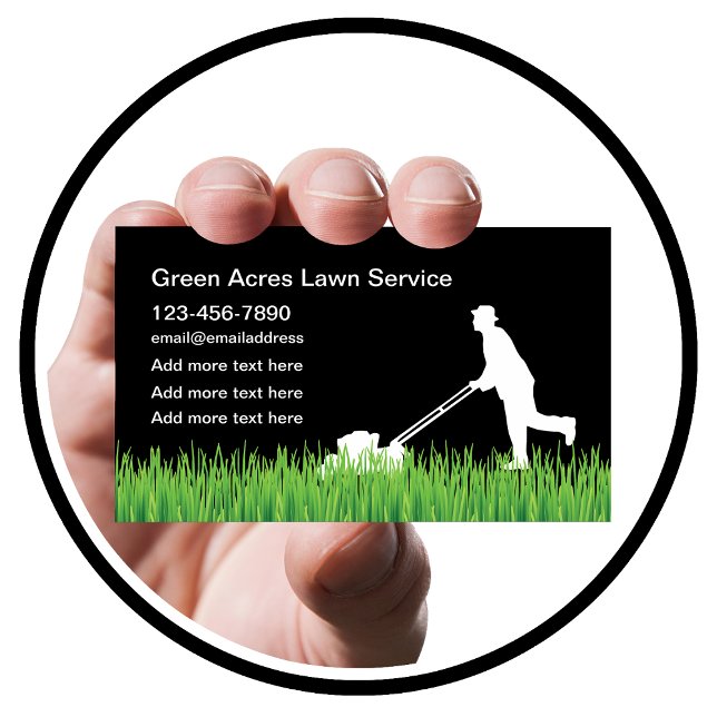 Newest Lawn Service Business Cards (Creator Uploaded)