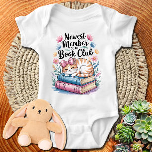 Newest Member of the Book Club Baby Bodysuit