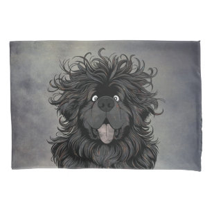 Newf Hair Pillow Case