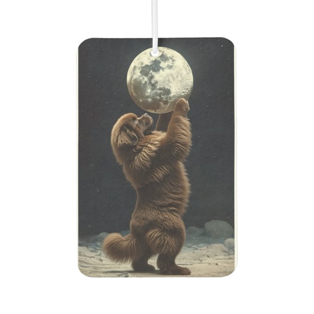 Newf moon  car air freshener (Front)